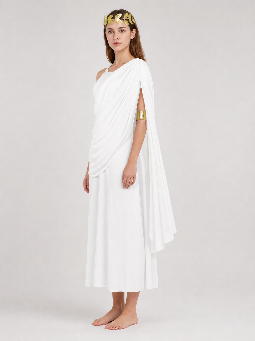 Greek-Style Costume Dress with Accessories