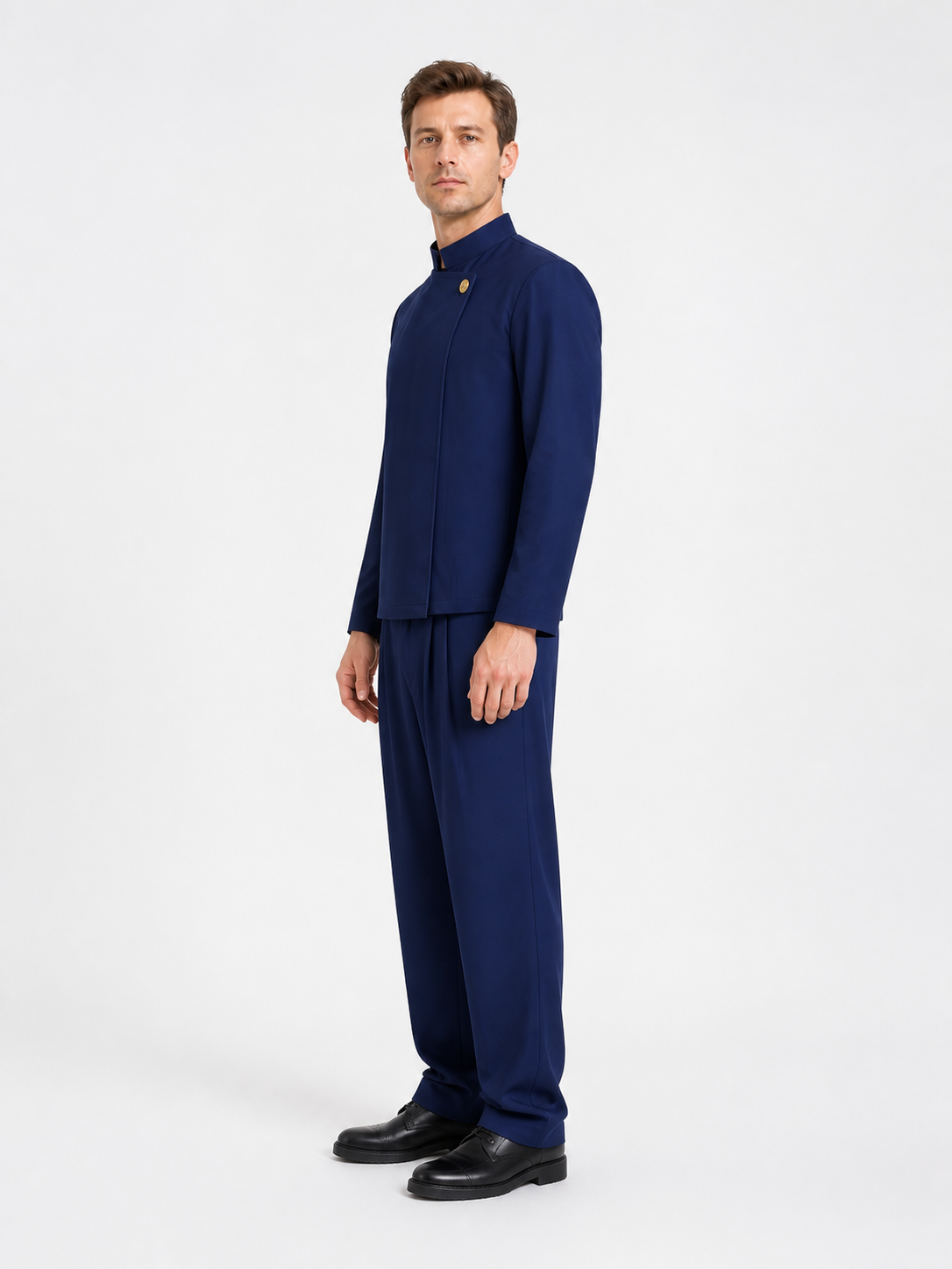 Jujutsu Kaisen Cosplay Uniform, Dark Blue side view