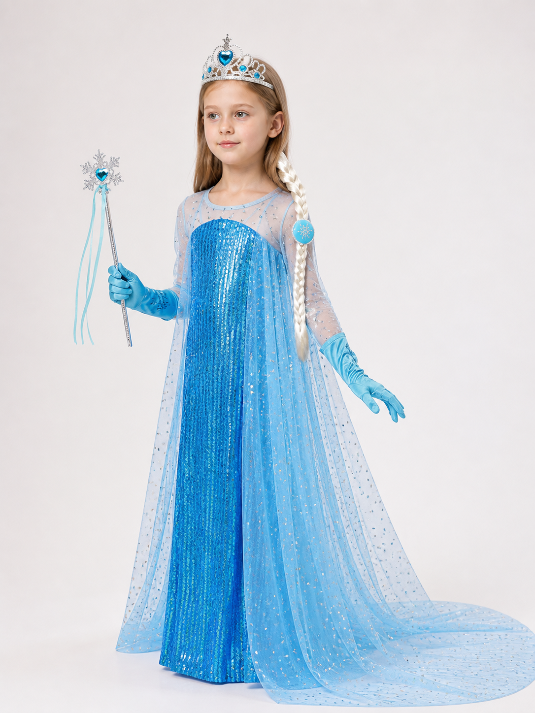 Snow Queen Costume with Accessories