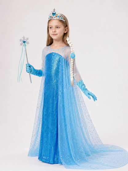 Snow Queen Costume with Accessories