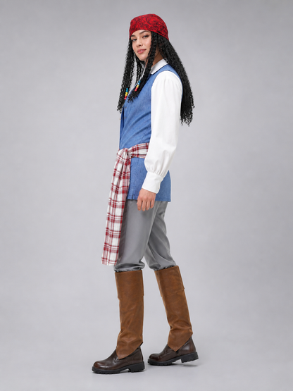 Pirate-Style Carnival Costume for Cosplay side view