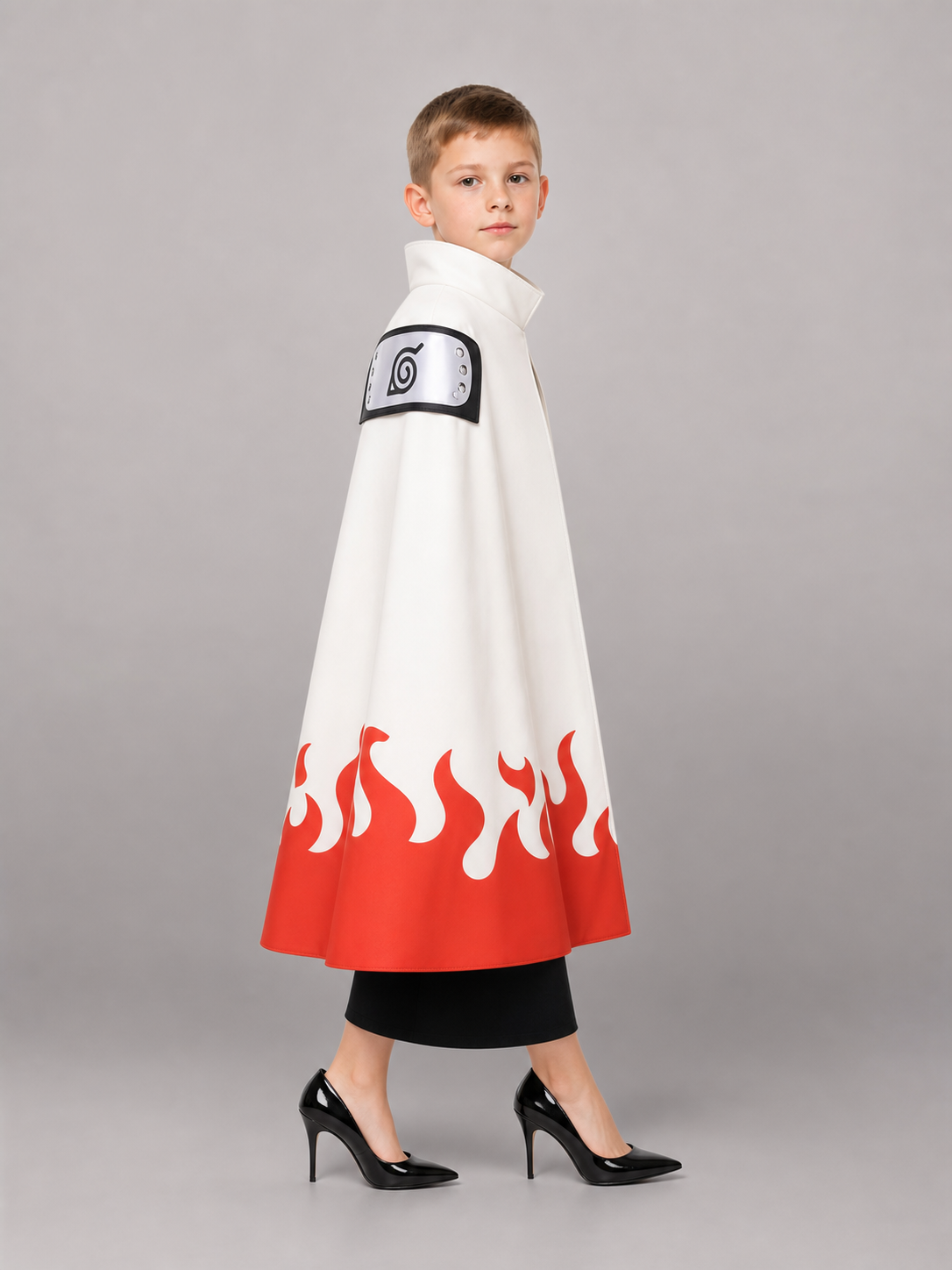 White Carnival Cloak for Ninja Cosplay