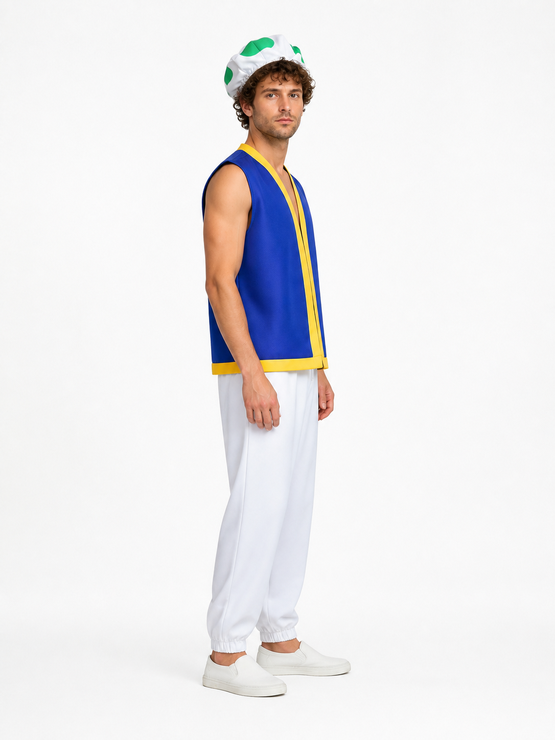 Super Mario Costume with Hat, 3-Piece side view