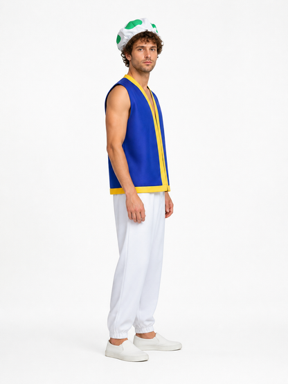 Super Mario Costume with Hat, 3-Piece side view