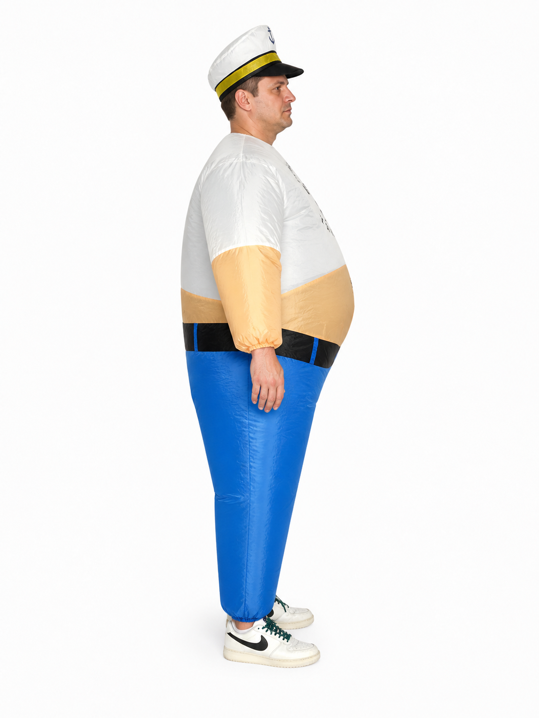 Inflatable Costume with Print and Number 6 for Parties side view
