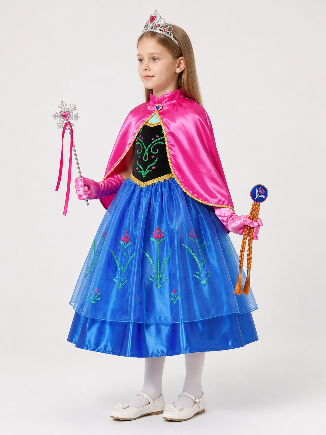 Princess Costume with Pink Cape
