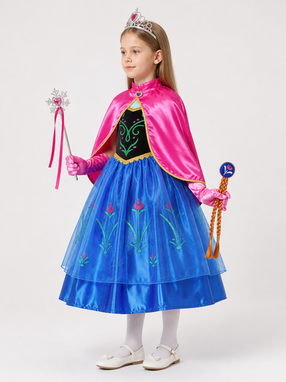 Princess Costume with Pink Cape