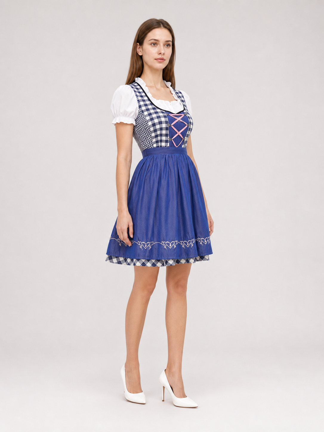 Bavarian Dirndl Dress for Oktoberfest and Festivals