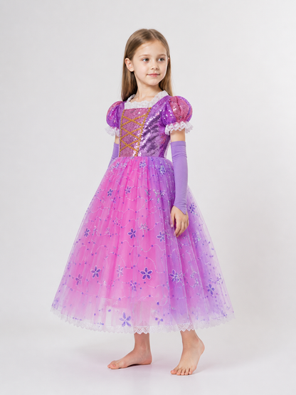 Purple and Pink Princess Halloween Costume