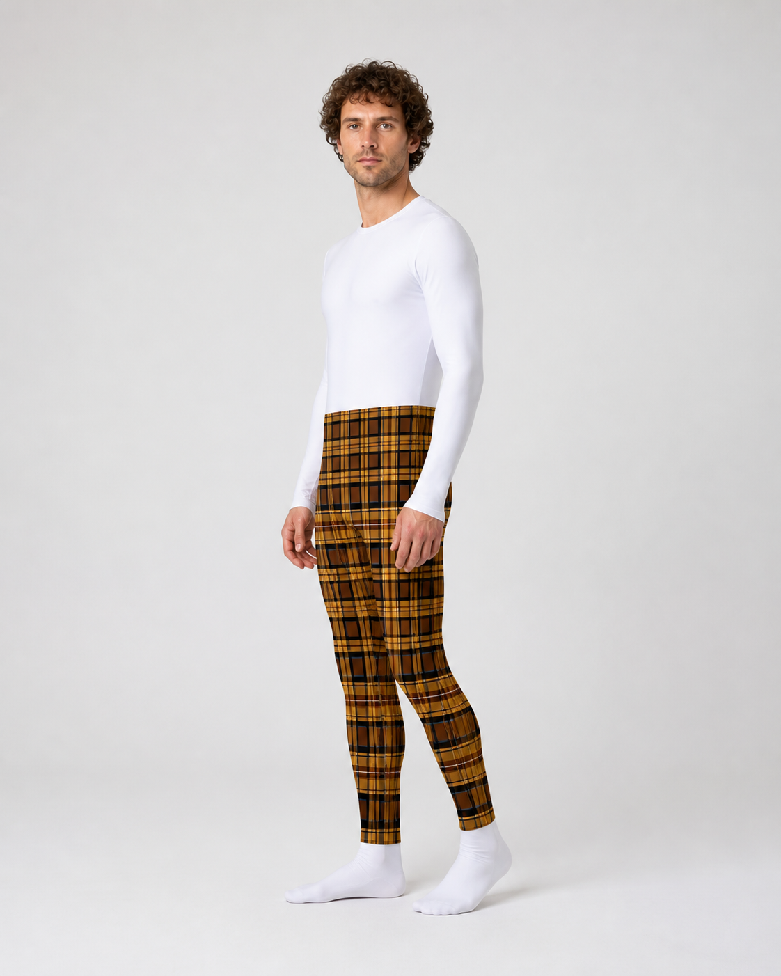 Carnival Jumpsuit with Plaid Bottom for Play side view