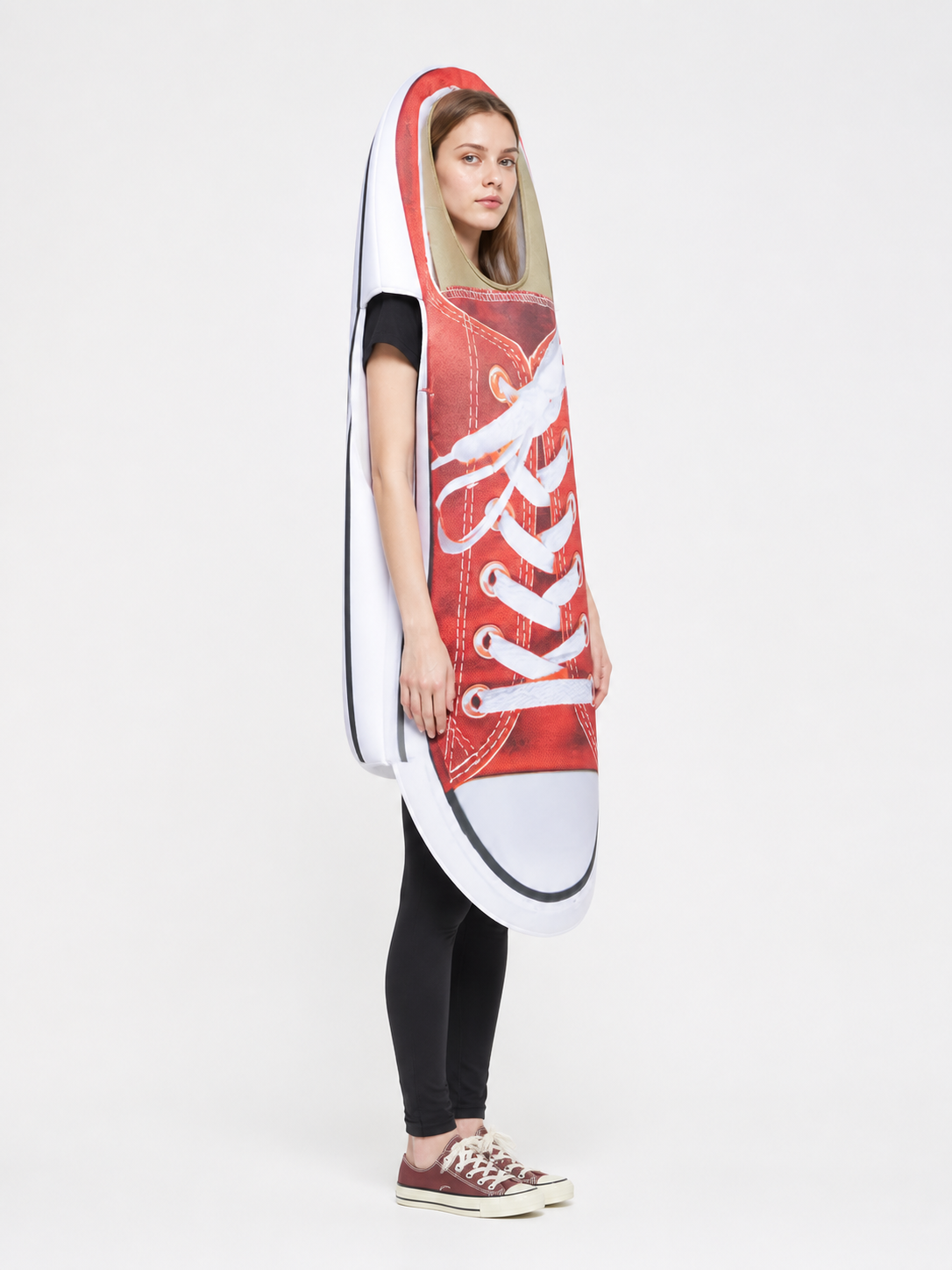 Sneaker-Shaped Carnival Costume Jumpsuit side view