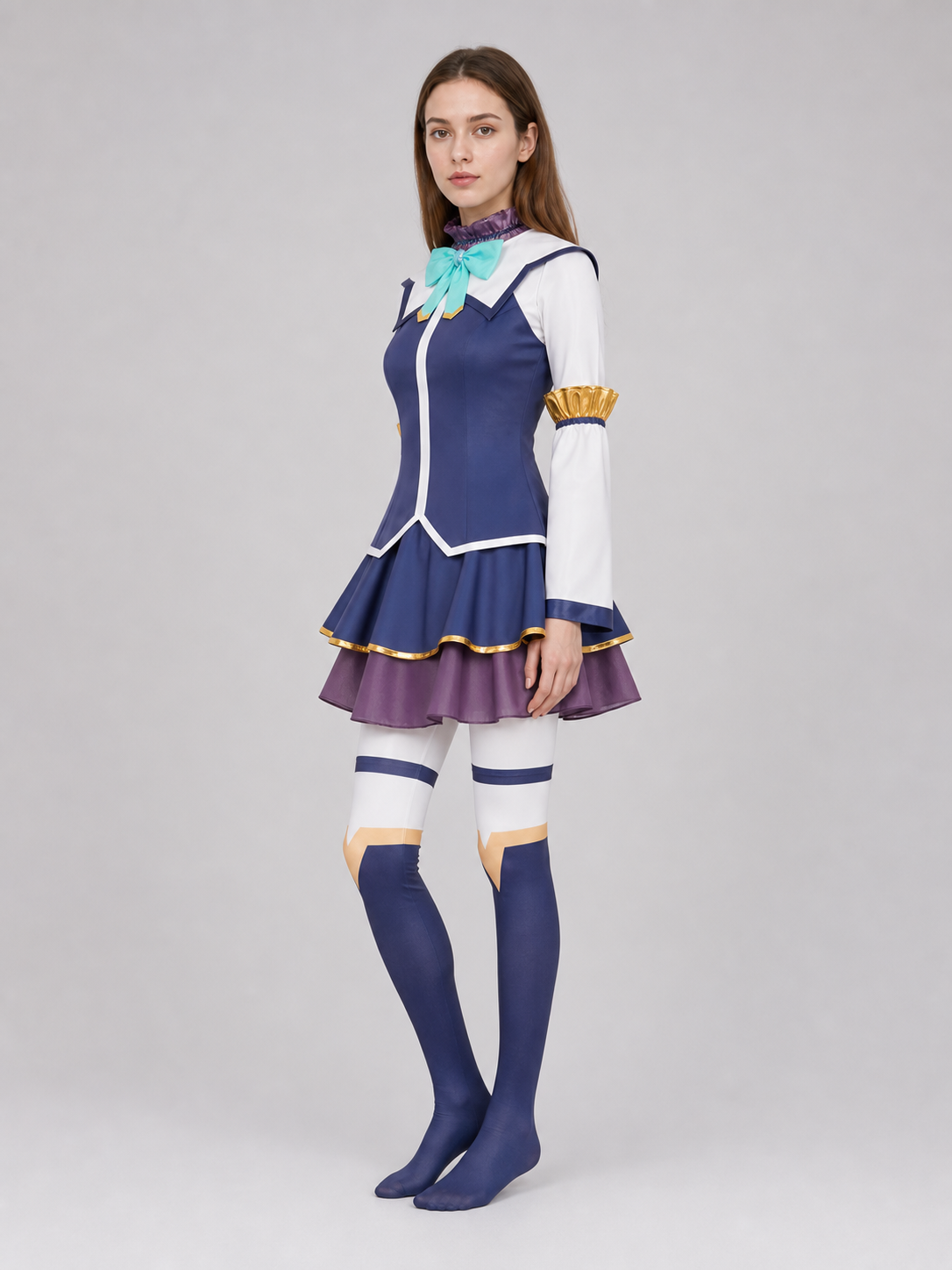 Star Wars-inspired cosplay costume with accessories