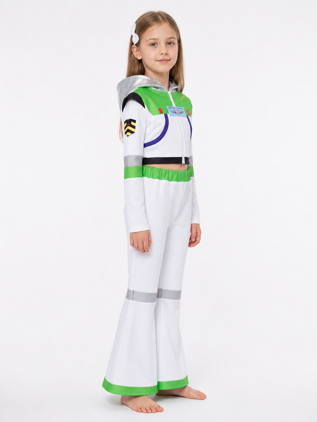 Toy Story Space Hero Costume with Hood and Flared Pants