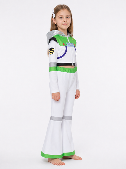 Toy Story Space Hero Costume with Hood and Flared Pants