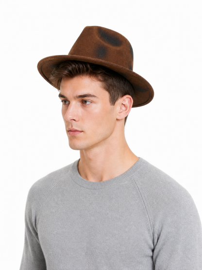 Costume Cowboy Hat with Distressed Effect