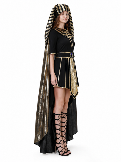 Ancient Egypt Costume with Cape side view