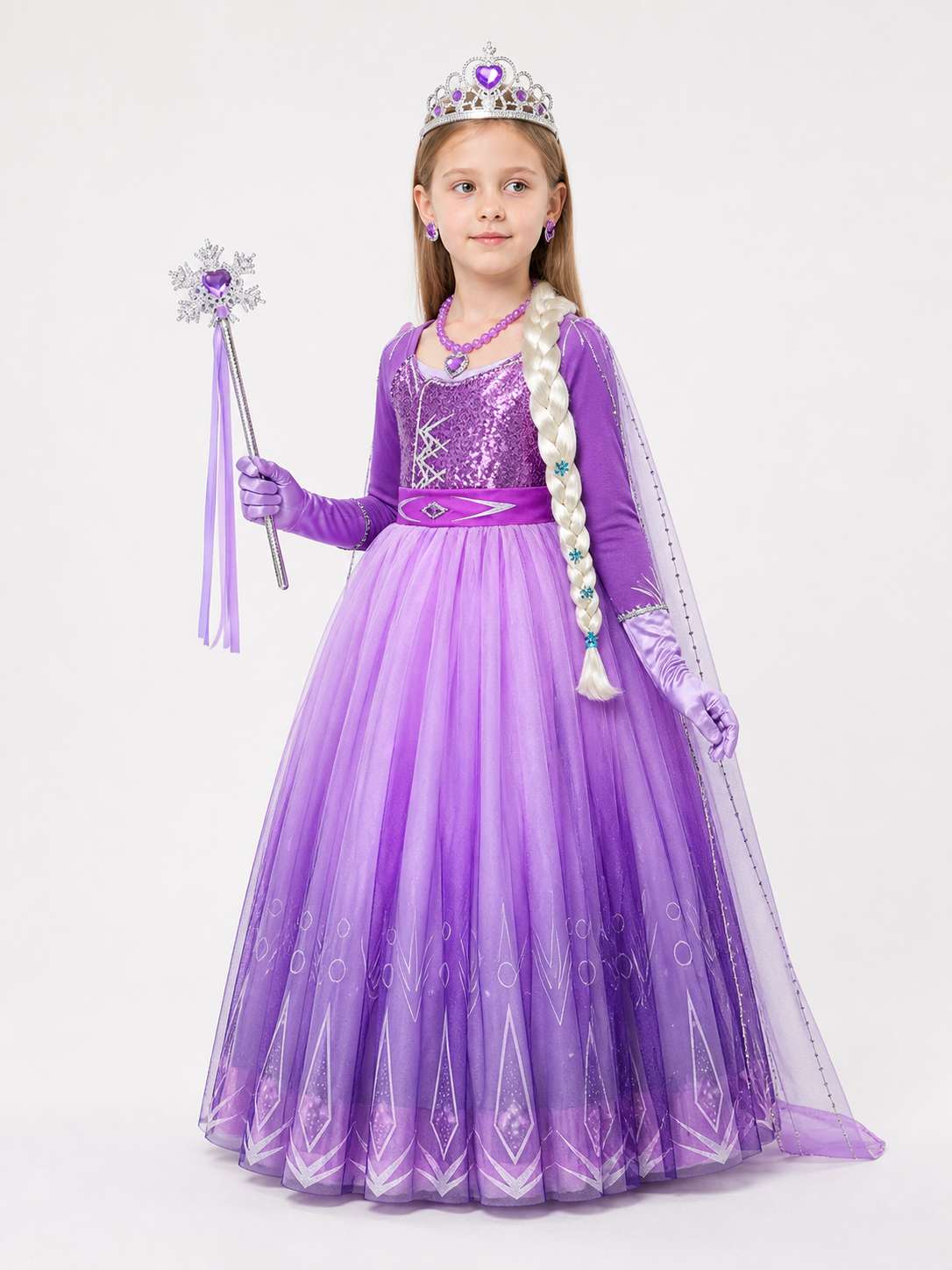 Halloween Snow Queen Costume side view