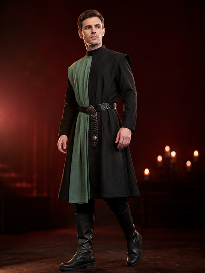 Renaissance-Style Sleeveless Tabard for Cosplay side view