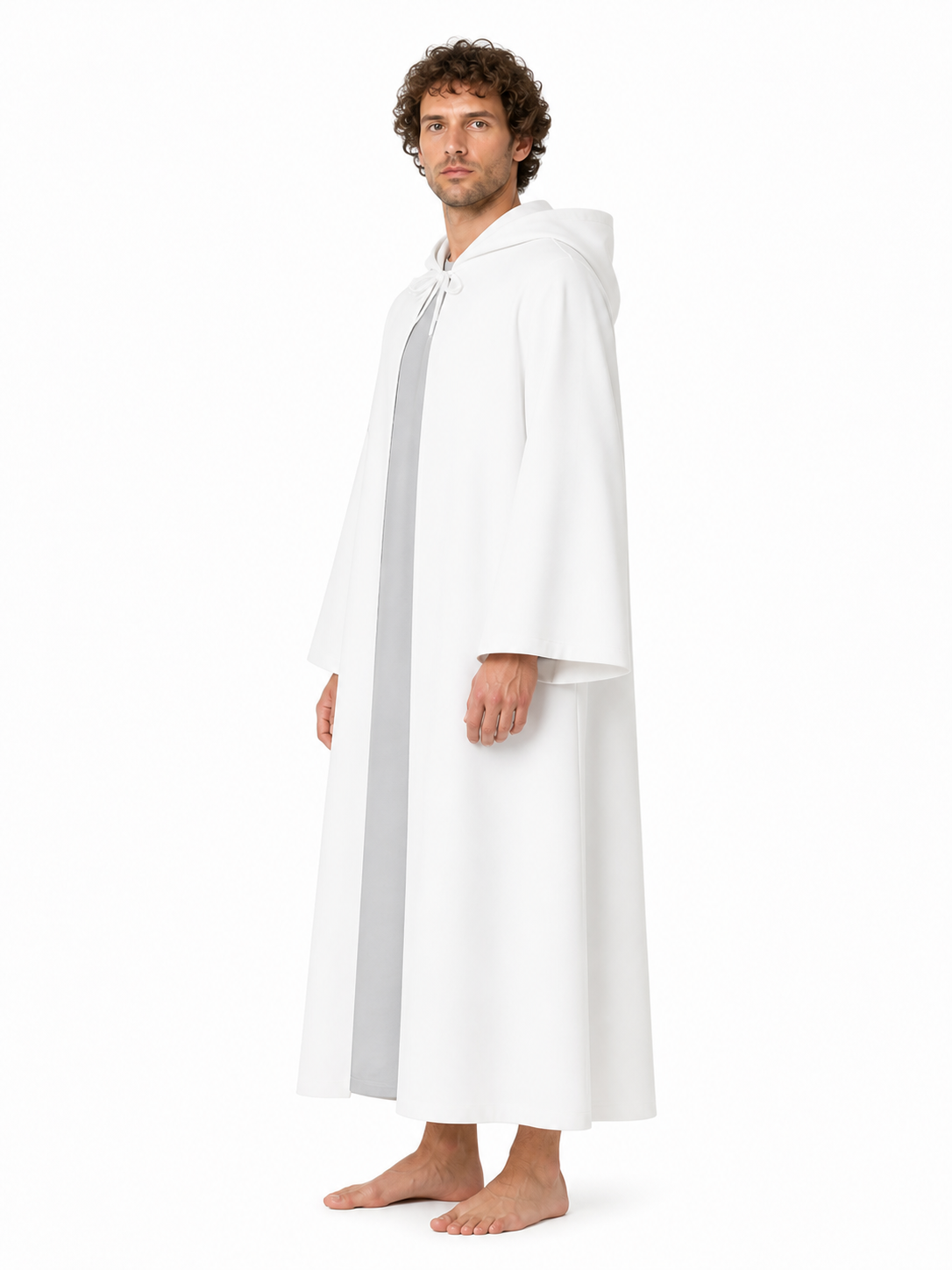 Star Wars White Hooded Stormtrooper Costume side view