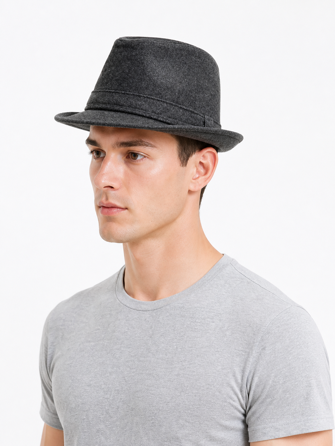Carnival fedora hat with decorative ribbon