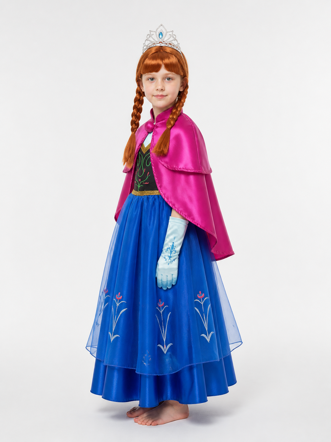 Children's Snow Queen Halloween Costume side view