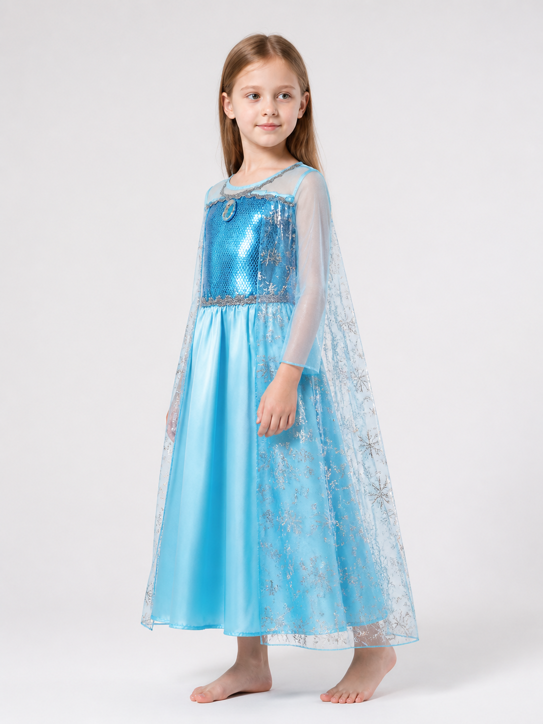 Snow Queen Halloween Costume side view