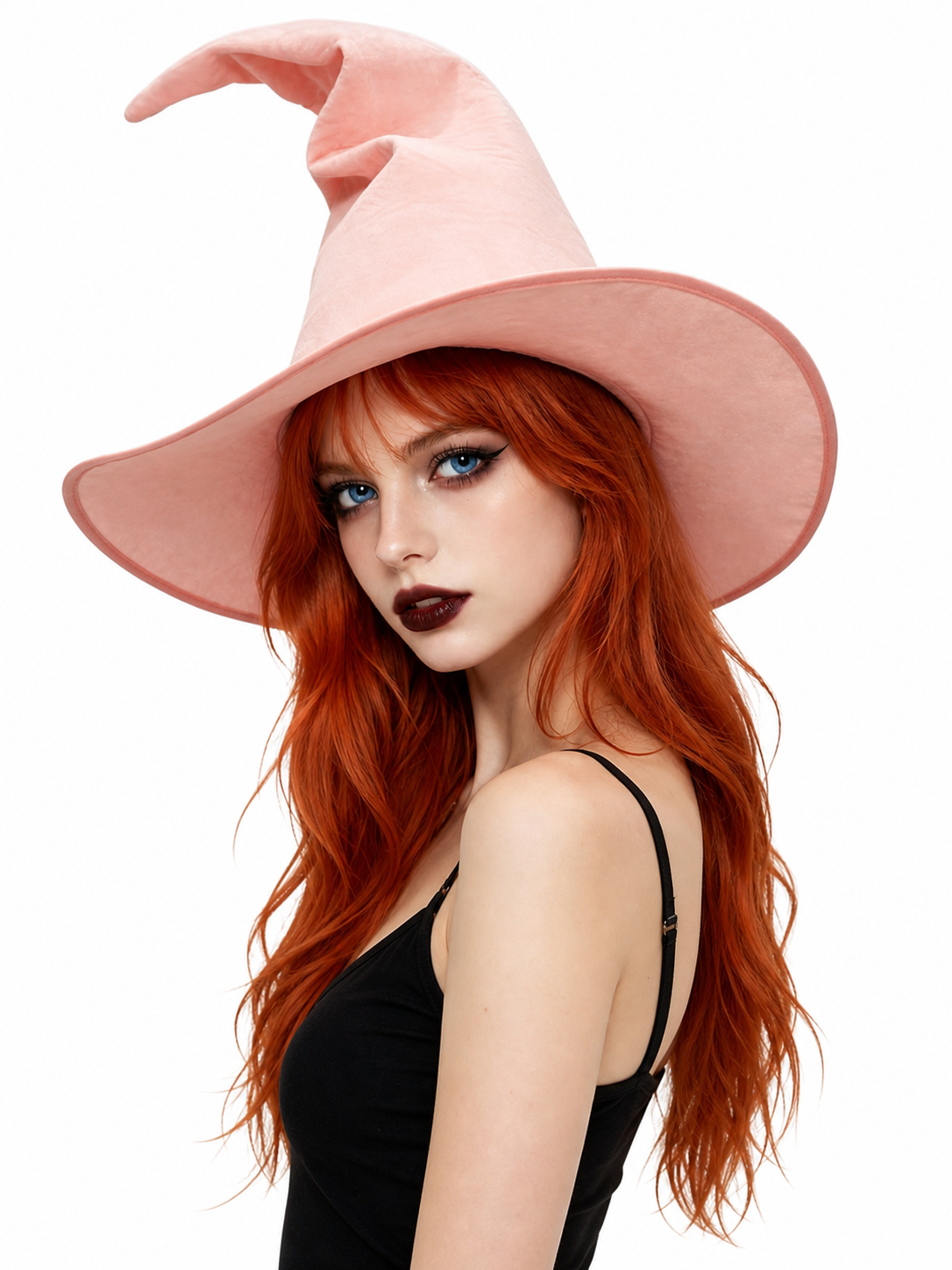 Light Pink Witch Costume Hat