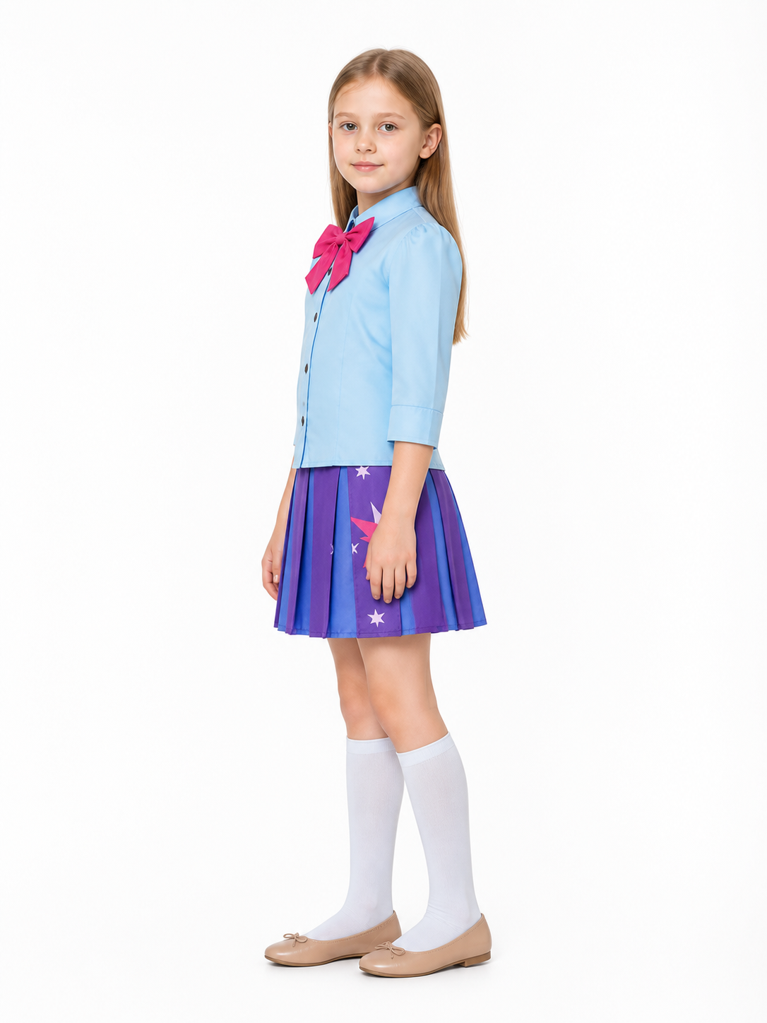 Twilight Sparkle Cosplay Costume with Blouse and Skirt side view