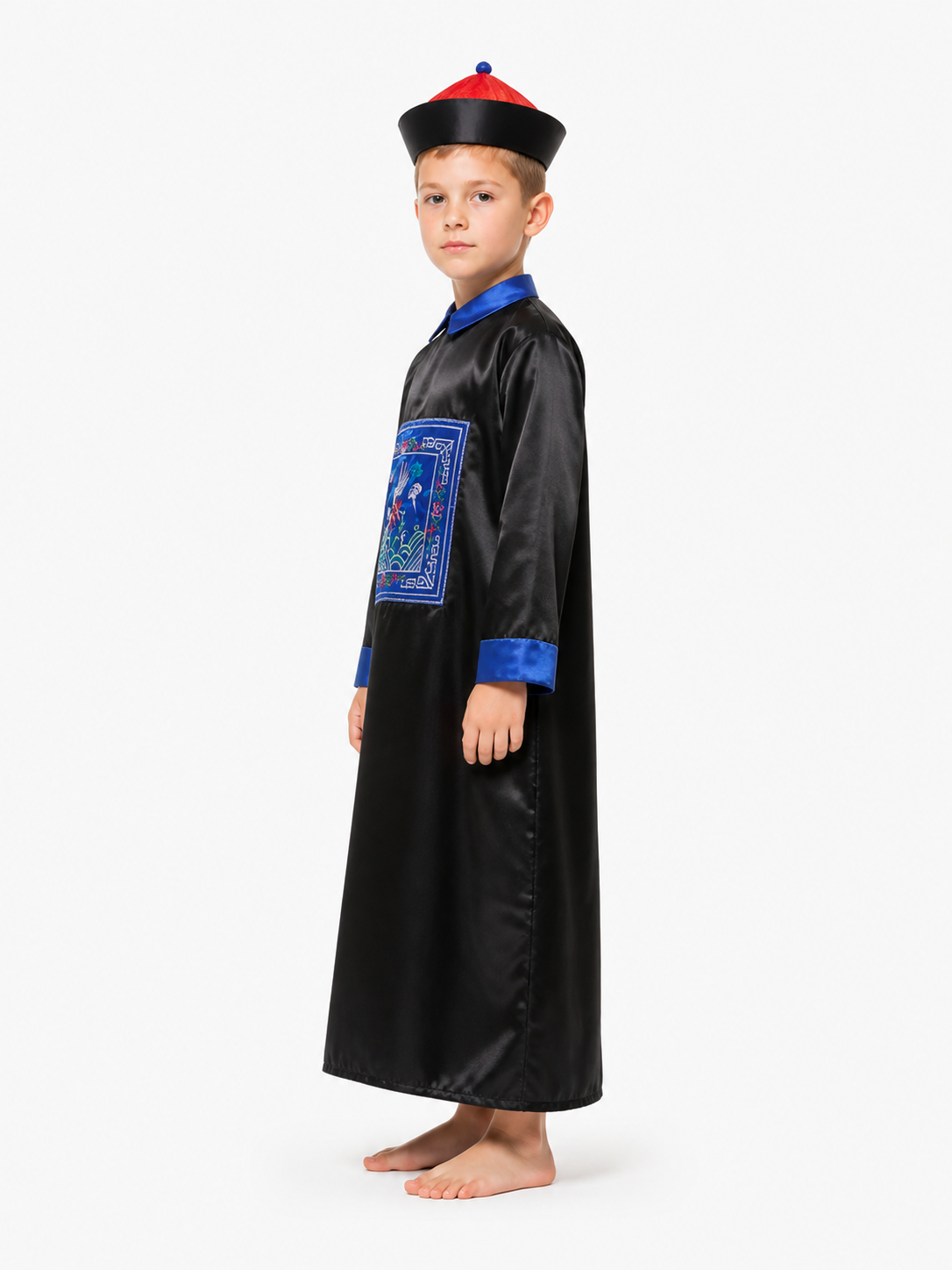 Long Hooded Zombie Costume for Halloween side view