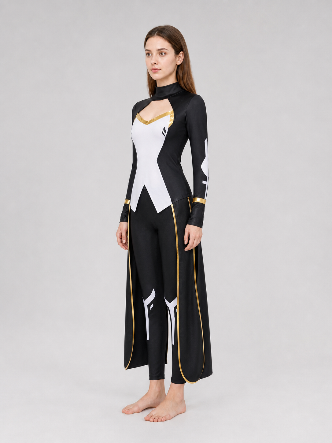 Storm Cosplay Costume, Black and White Set