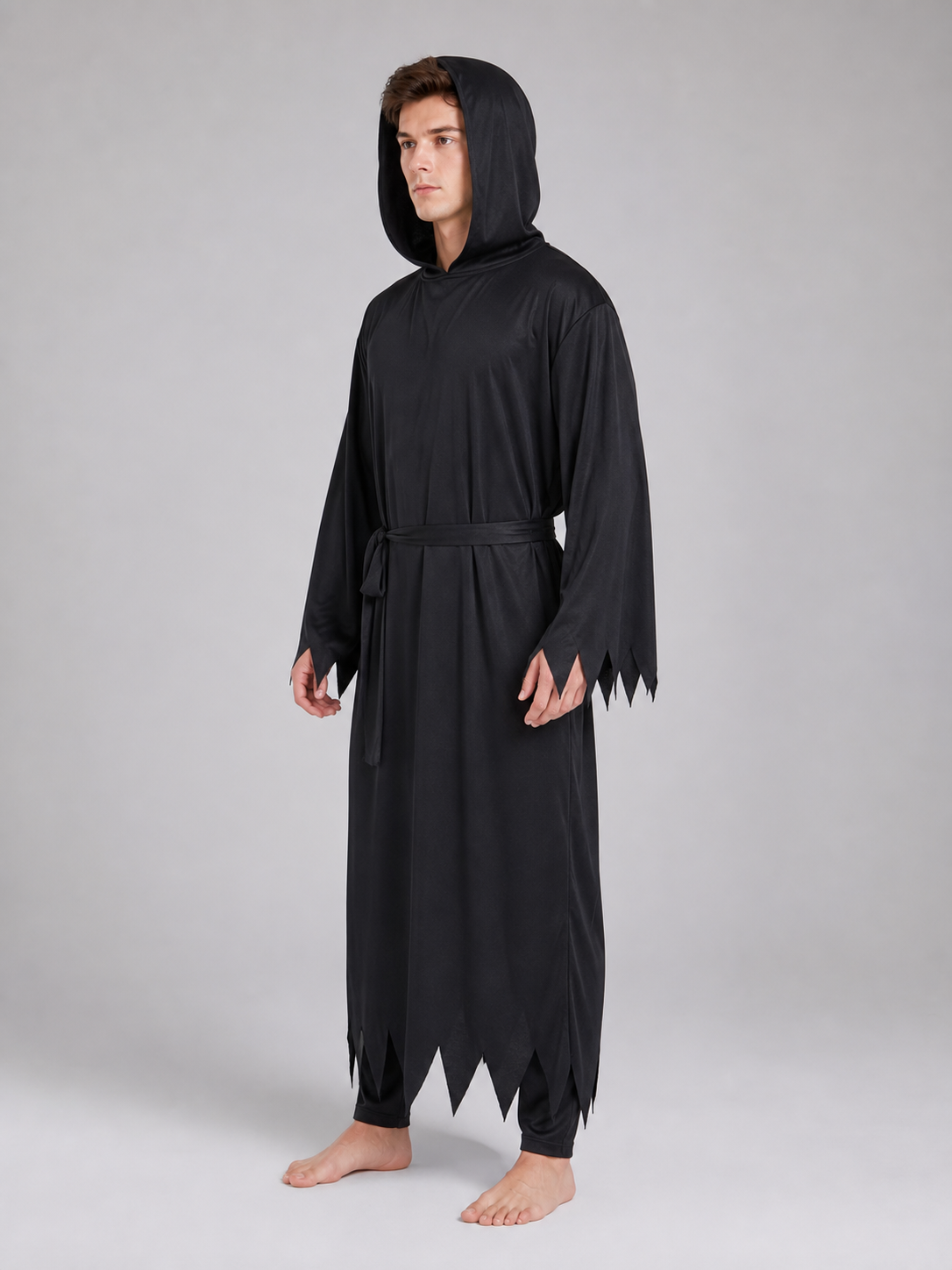 Black Hooded Ghost Halloween Costume