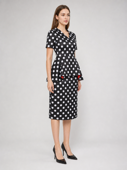 Coraline’s Mother Costume: Polka-Dot Dress