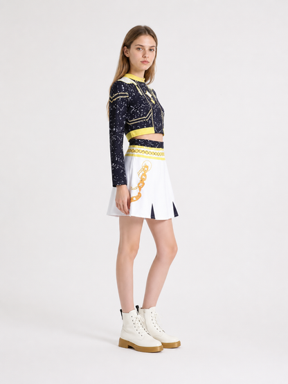 Children’s Performance Top and Skirt Set side view