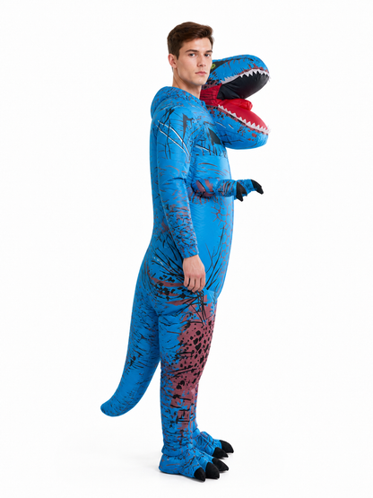 Inflatable Tyrannosaurus Costume for Halloween side view