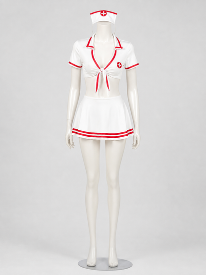 Medical Cosplay Costume with Red Crosses