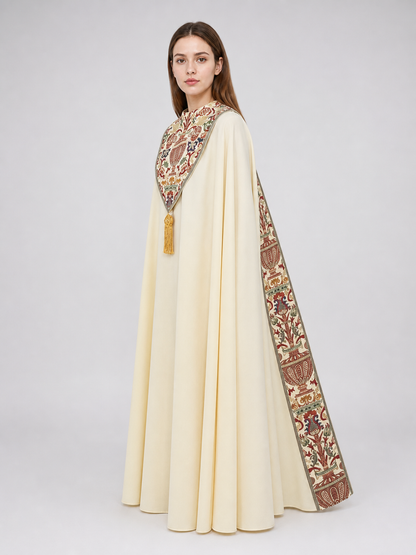 Medieval Fringed Cape for Cosplay