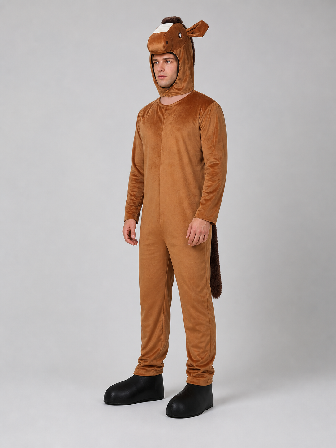 One-Piece Horse Costume with Hood for Performances