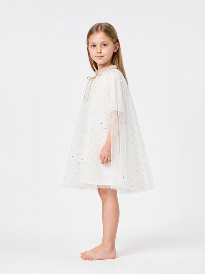 Children's Star Cape for Halloween side view