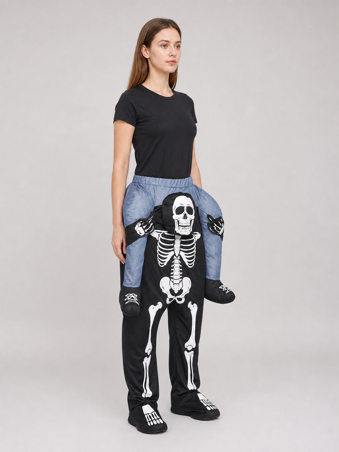 Halloween Skeleton Illusion Costume