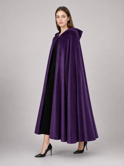 Purple Carnival Cloak with Hood