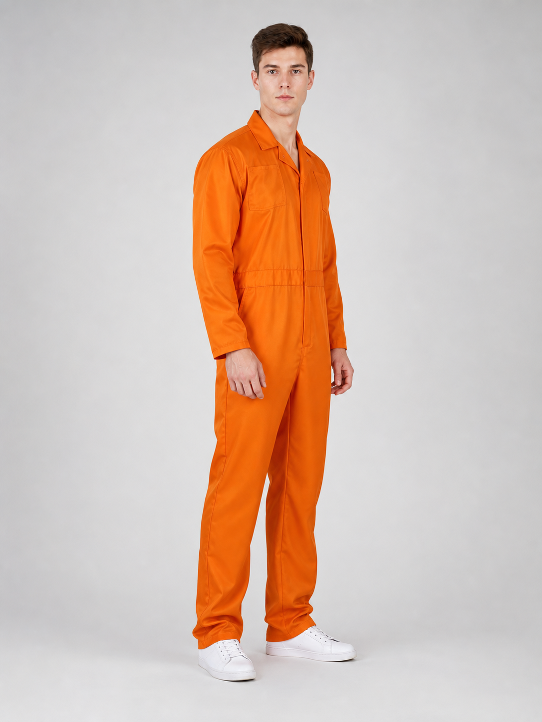 Orange Jumpsuit with Accessories