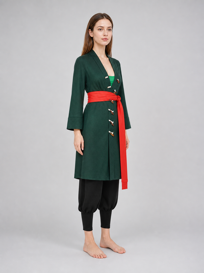 One Piece Zoro Cosplay Costume in Wano Style