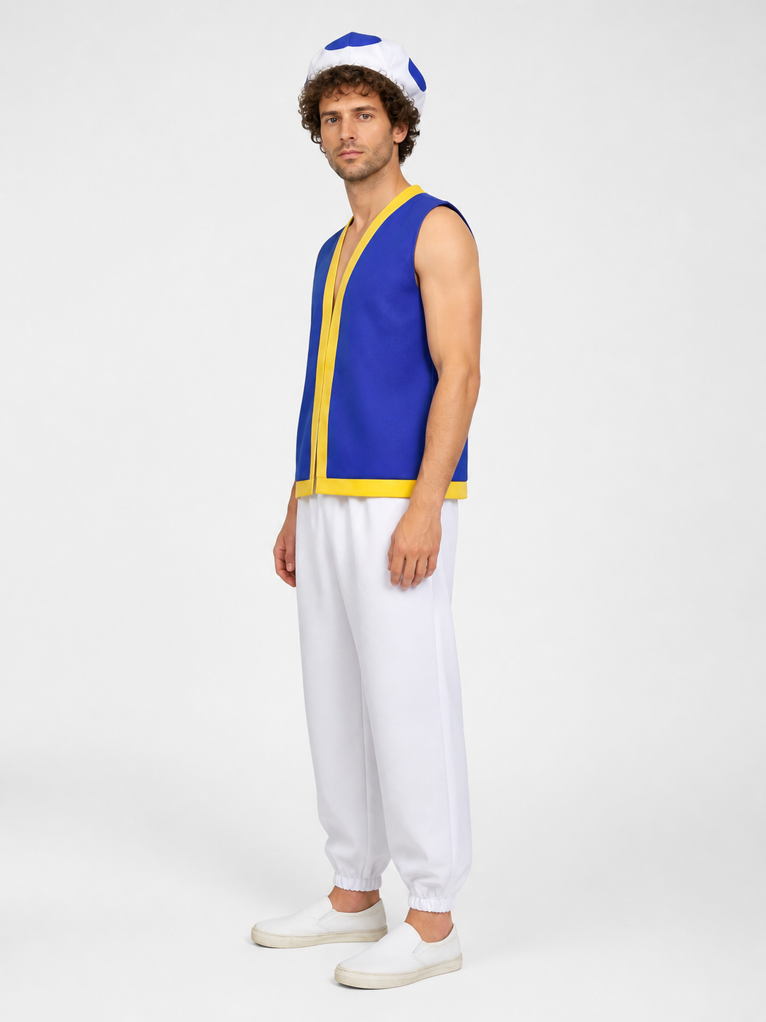 3-Piece Mushroom Character Costume with Hat side view