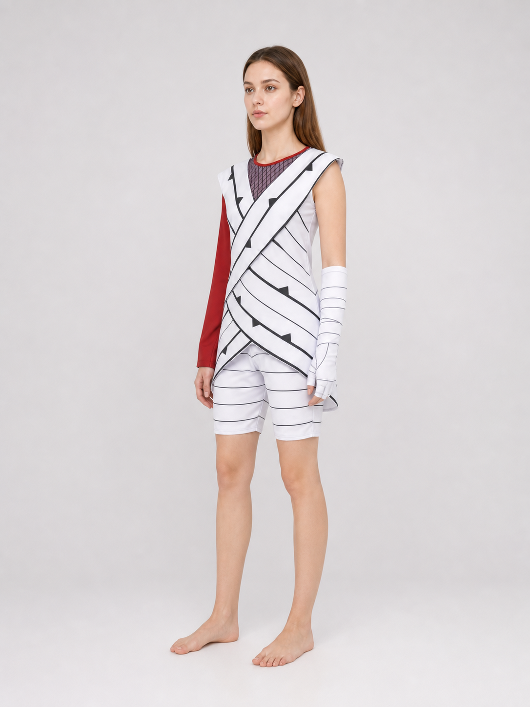 Yuhi Kurenai Cosplay Costume with Shorts and Accessories