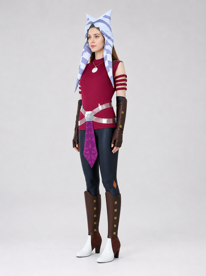 Ahsoka Cosplay Costume, Star Wars, Set