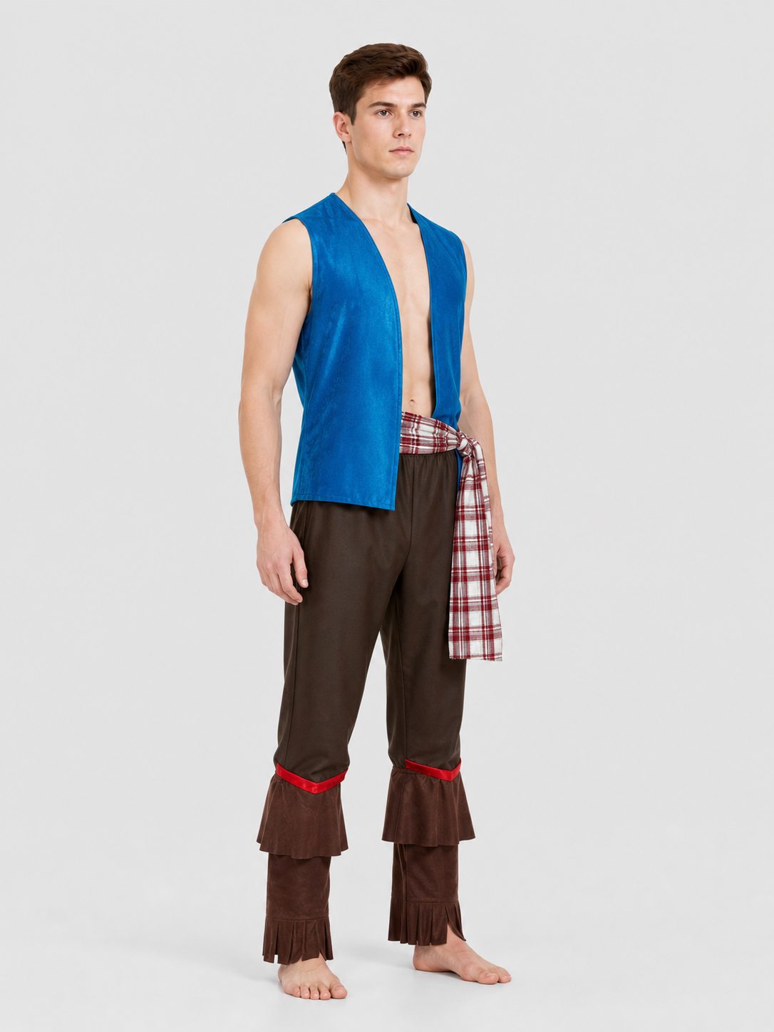 Pirate Costume with Vest, Shirt, Pants, and Hat