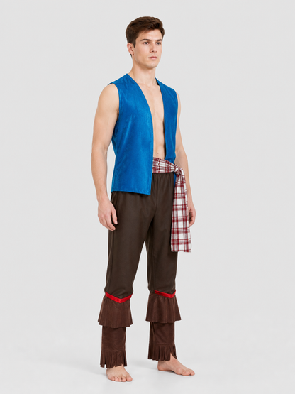Pirate Costume with Vest, Shirt, Pants, and Hat