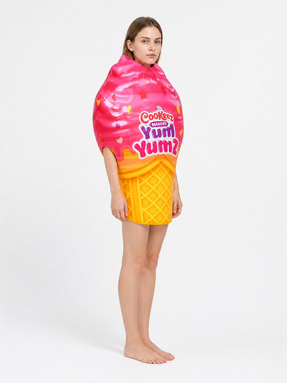 Ice Cream Costume with Cone and Scoop side view