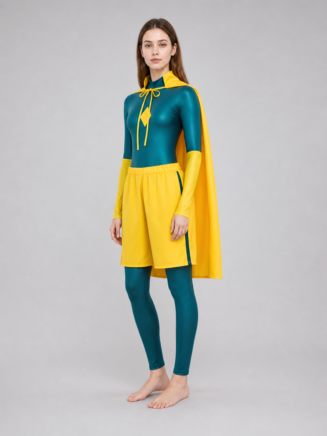 Wanda Vision Cosplay Costume with Hood and Cape