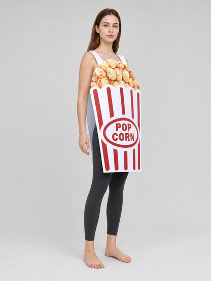 “Popcorn” Costume for Halloween and Parties